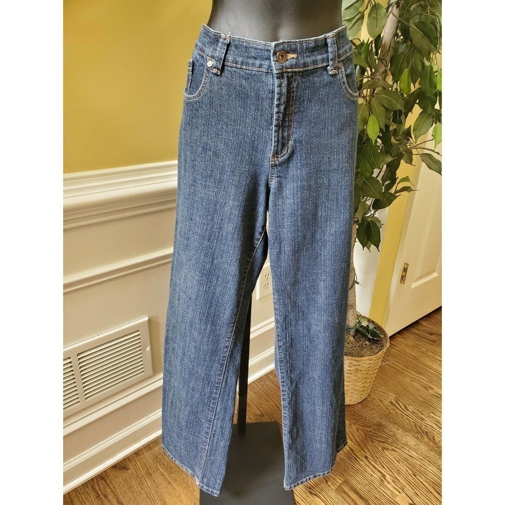 NINE•WEST•Denim•Blue•Jean• Women•Sz•16•99%•Cotton‎